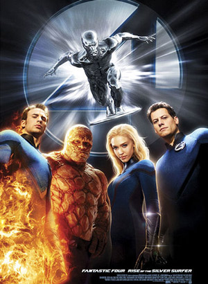 Смотреть онлайн Фантастическая четверка 2: Вторжение Серебряного серфера / Fantastic Four: Rise of the Silver Surfer (2007)