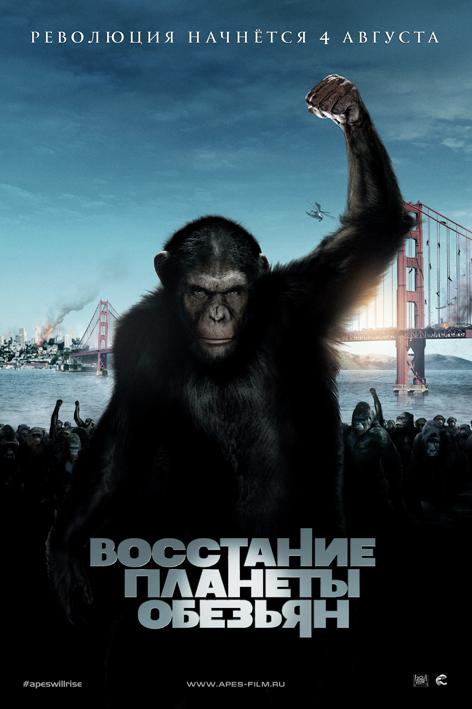 Cмотреть онлайн Восстание планеты обезьян / Rise of the Planet of the Apes (2011)